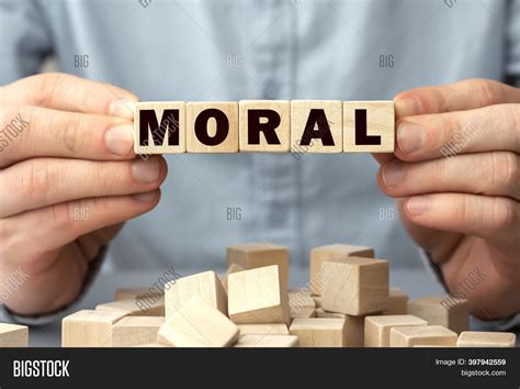 Word Moral Made Wooden Image And Photo Free Trial Bigstock
