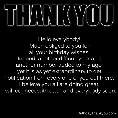 Ways To Say Thank You All For The Birthday Wishes Thank You