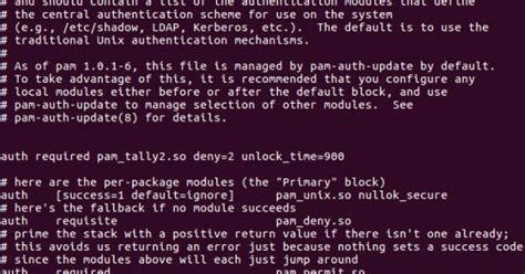 Locking Users After X Failed Login Attempts With Pam Tally Linux Audit