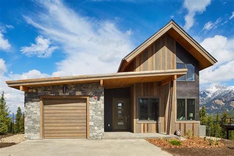 Pin By Mountain Style Builds On Modern Rustic Elevations House Styles