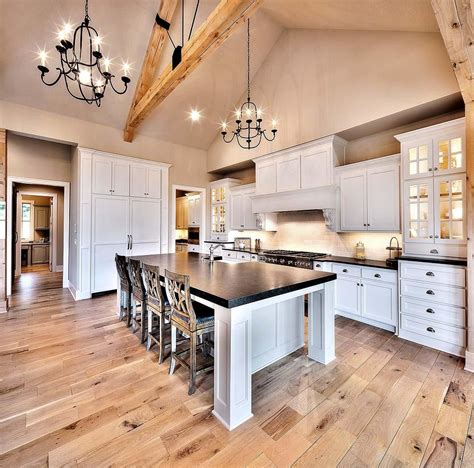 It features much rougher designs but still as elegant. Kitchen & Dining Photo Gallery | Custom Homes in Kansas ...