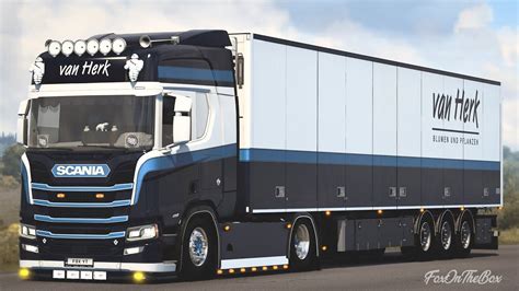 ETS Van Herk Next Generation Scania Open Pipe R V Sound Mod Euro Truck Simulator