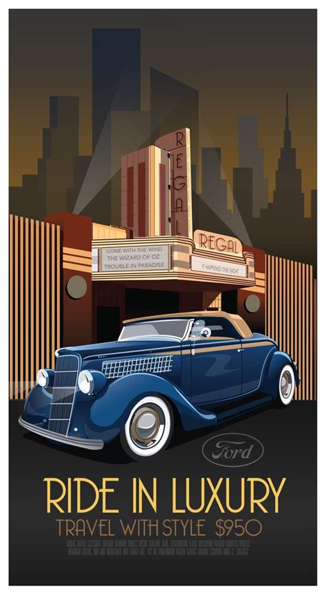 Art Deco Car Old