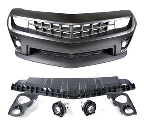 Chevrolet manufactured from oem quality materials, this front splitter gives your camaro ss the zl1 style appearance. 2010-2013 CHEVY CAMARO ZL1 STYLE CONVERSION BUMPER