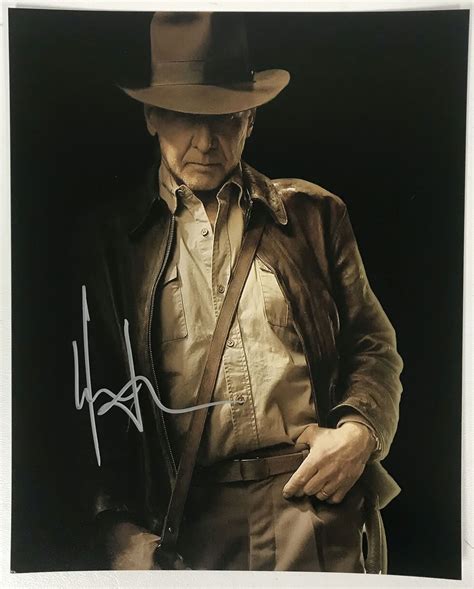 Aacs Autographs Harrison Ford Autographed Indiana Jones Glossy X