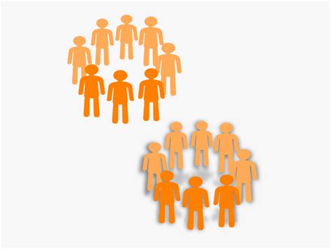 Transparent Group Of People Png Clip Art Two Groups Of People Free