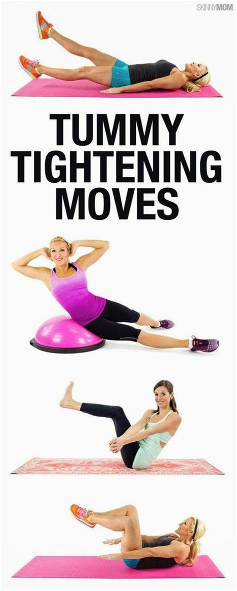 12 Moves To Tighten Up Your Tummy Workout Fitness Motivation Exercise