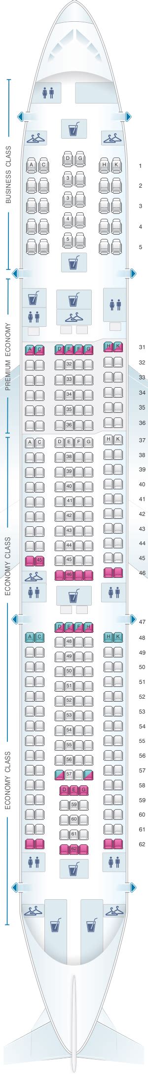 Airbus A330 300 Seat Map China Airlines