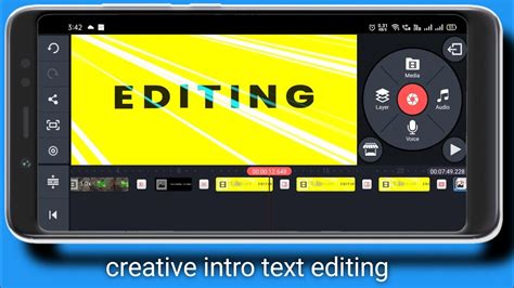 Creative Intro Text Editing Kinemaster Youtube