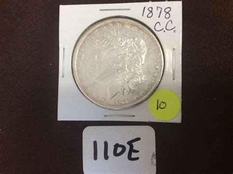 Lot 1878 Cc Us Morgan Silver One Dollar Coin First Year Of Morgan