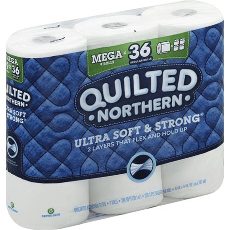 Quilted Northern Ultra Soft And Strong Bathroom Tissue Unscented Mega