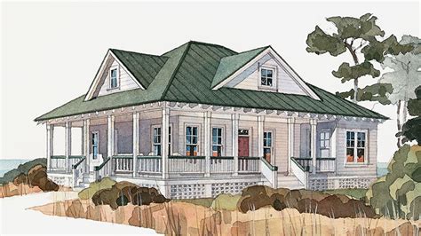 Tidewaterlow Country House Plans Coastal Living House Plans