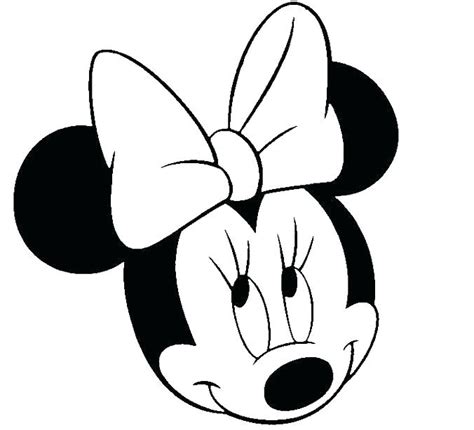 Mickey Mouse Head Silhouette Vector At Collection Of