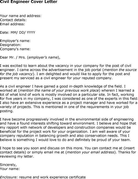 Civil engineering cover letter (text format). civil engineering resume examples best software engineer ...