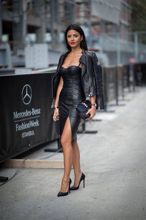 Leather Dress Leather Clothes Pinterest Leather Dresses Fashion Leather Dresses