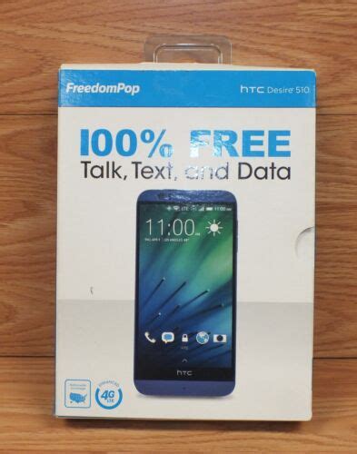Freedompop Htc Desire 510 4g Lte Cdma Cell Smart Phone New In Box