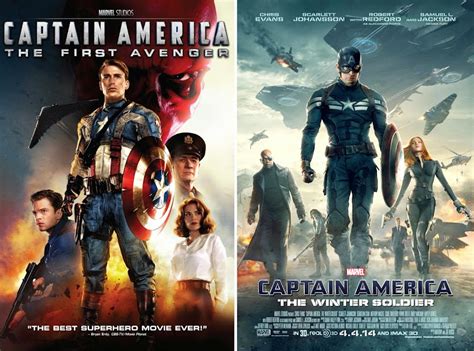 Captain America The First Avenger The Winter Soldier 2011 2014 Catling On Film