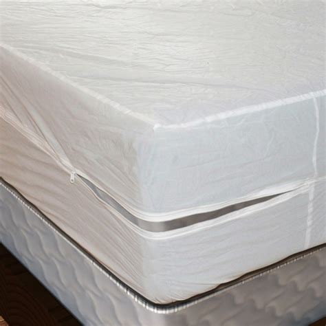 Our zippered mattress protectors fully encase your mattress, top, bottom and sides and zip securely in place. The Best Vinyl / Plastic Mattress Cover w/ Zipper ...