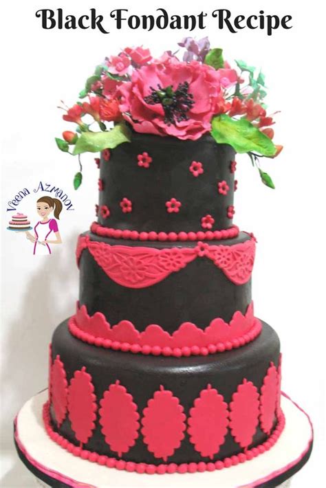 Black Fondant Recipe Coloring Fondant Black Can Be Trick And Even A