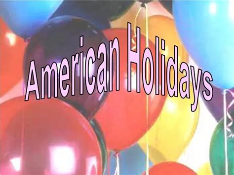 Ppt American Holidays Powerpoint Presentation Free Download Id9611257