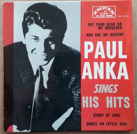 Paul Anka Sings His Hits 1962 Vinyl Discogs