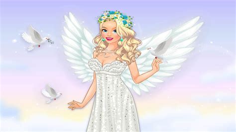 Cute Angel Dress Up Game Youtube