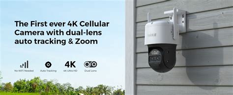 Amazon Com REOLINK TrackMix LTE 4G Cellular Security Camera Outdoor