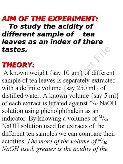 Aim Of The Experiment Pdf Titration Chemistry