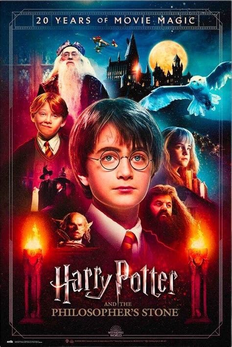 Poster Quadro Harry Potter Philosopher S Stone Th Anniversary Su