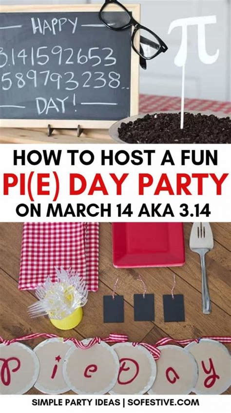 Math classes might want to celebrate pi day with a more philanthropic approach. 5 Fun Pi Day Party Ideas & Easy Pie Recipes - So Festive!