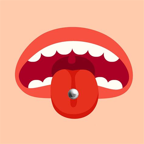 Tongue Png Tongue Piercing Clipart Transparent Png Transparent Png