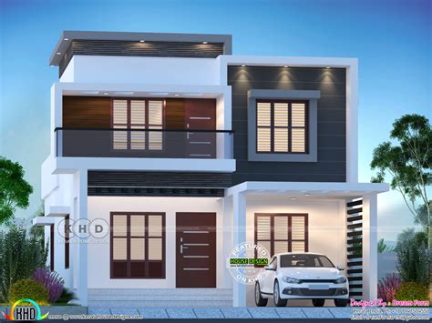 1775 Sq Ft 4 Bhk Modern Flat Roof House Kerala Home Design And Floor
