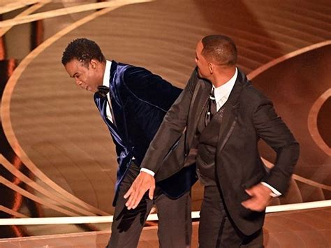 Will Smith Punches Chris Rock At Oscars 2022 Ritz