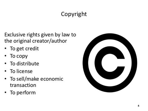 Copyright And Open Licences