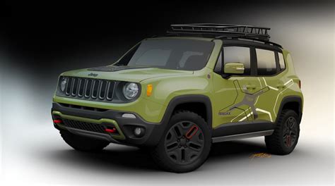 The New Jeep Renegade With Off Road Wheels Goes To The Naias