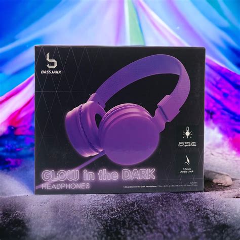 Glow In The Dark Headphone Purple Accessorizzze Plus