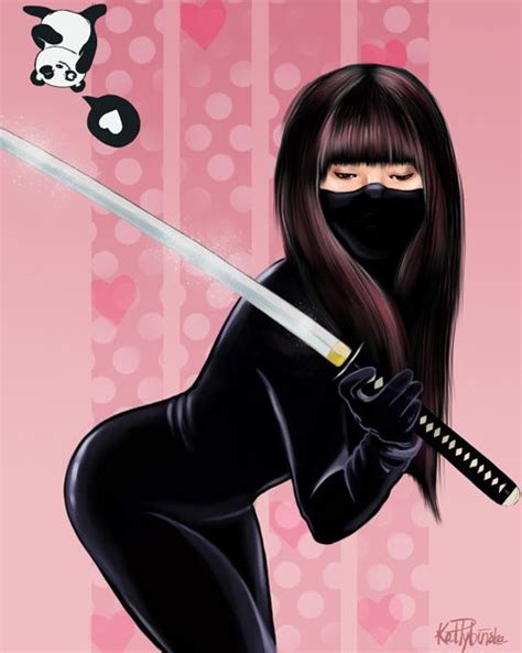 i love ninja girls by sardonicsardine ninja girl girl assassin katana girl