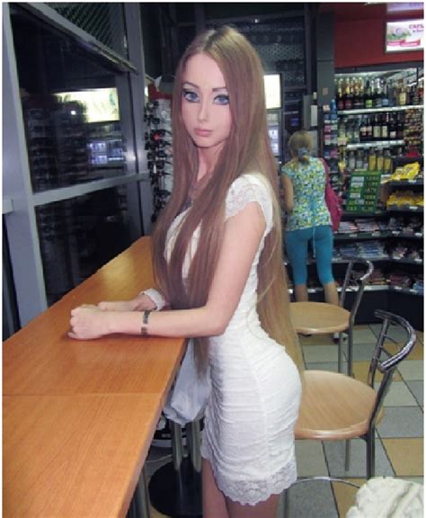 Valeria Lukyanova At A Cafe Meet The Real Life Barbie
