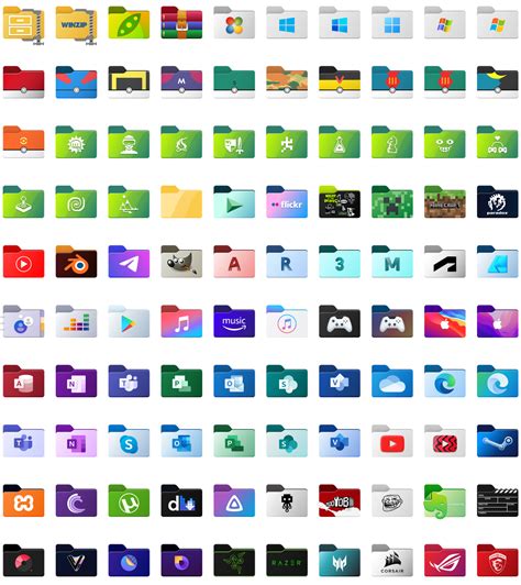 Windows 10 Coloured Folder Icons By Abs96 On Devianta