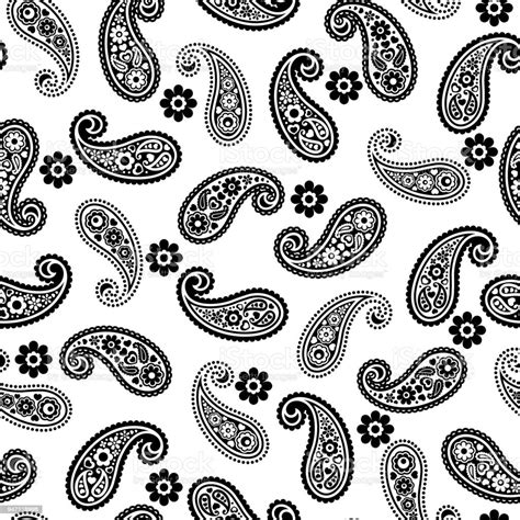 Simple Paisley Pattern Stock Illustration Download Image Now Istock