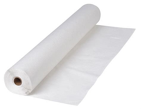 Hoffmaster White Plastic Table Cover Roll 300ft