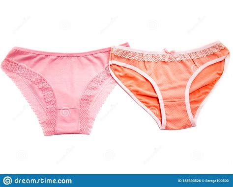 Set Of Panties Isolated On A White Background Panties For The Girl Kit Of Women S Panties