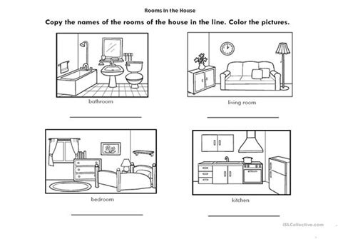 Rooms Of The House Worksheet Free Esl Printable Worksheets Made By
