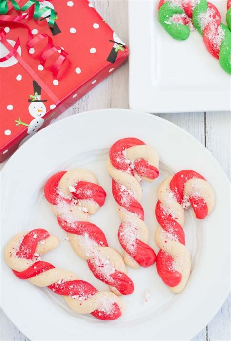 Candy Cane Cookies Kristines Kitchen