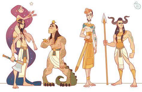 character design egyptian gods character art character design inspiration illustration
