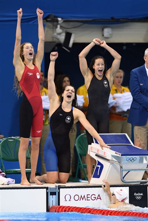 Canadian Women Win Bronze In 4x200 Metre Relay