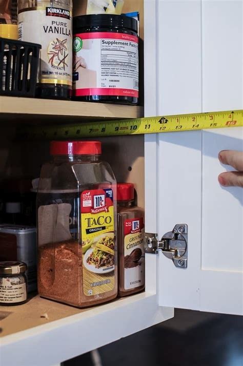 The Best Diy Hack For Organizing Spices In A Cabinet Spice
