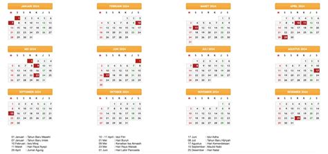Kalender Lengkap Dengan Tanggal Merah Dan Cuti Bersama Arsyafin Images Sexiz Pix