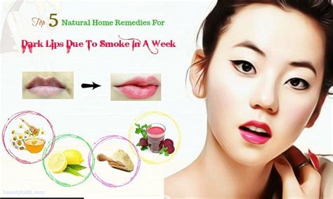 Top 5 Natural Home Remedies For Dark Lips Due To Smoke In A Week