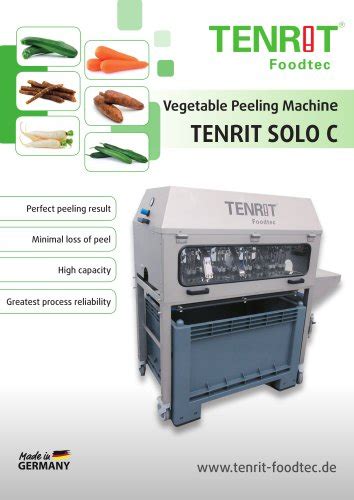 All Tenrit Foodtec Maschinenbau Gmbh Catalogs And Technical Brochures